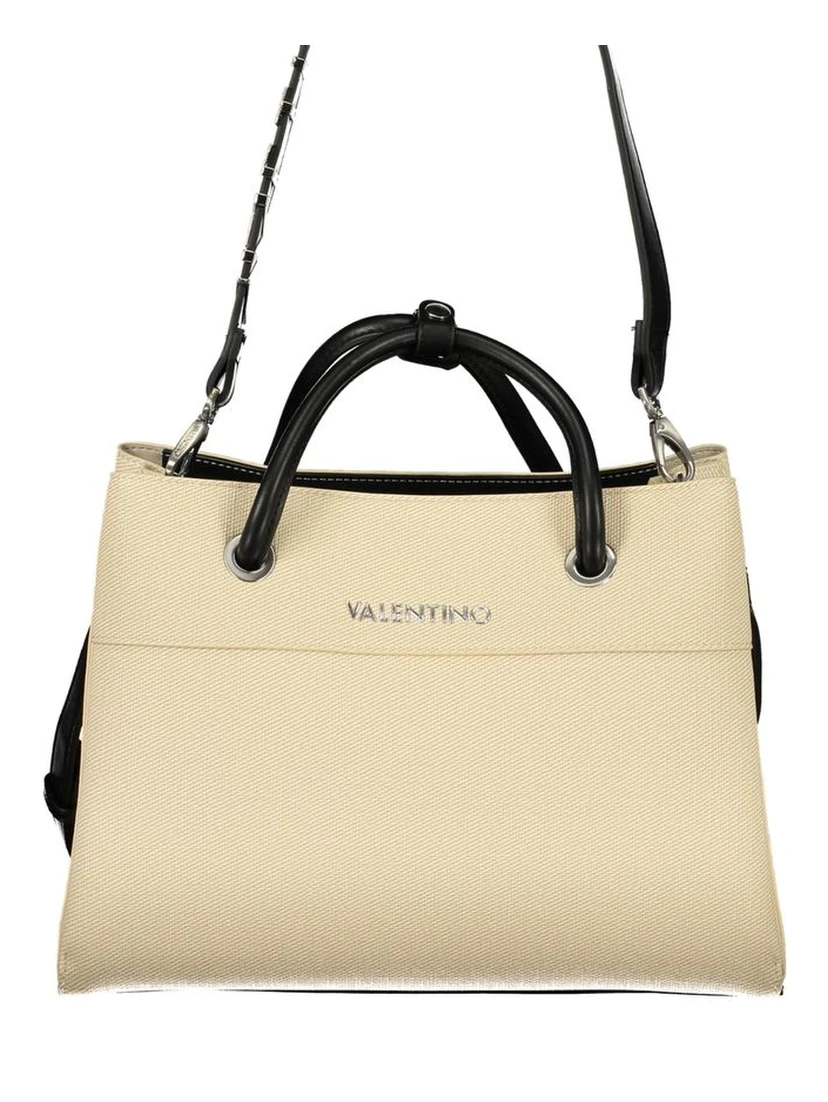 Beige Polyethylene Handbag