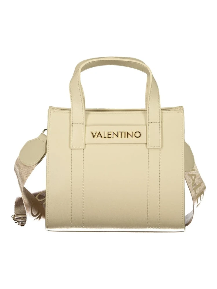 Beige Polyethylene Handbag