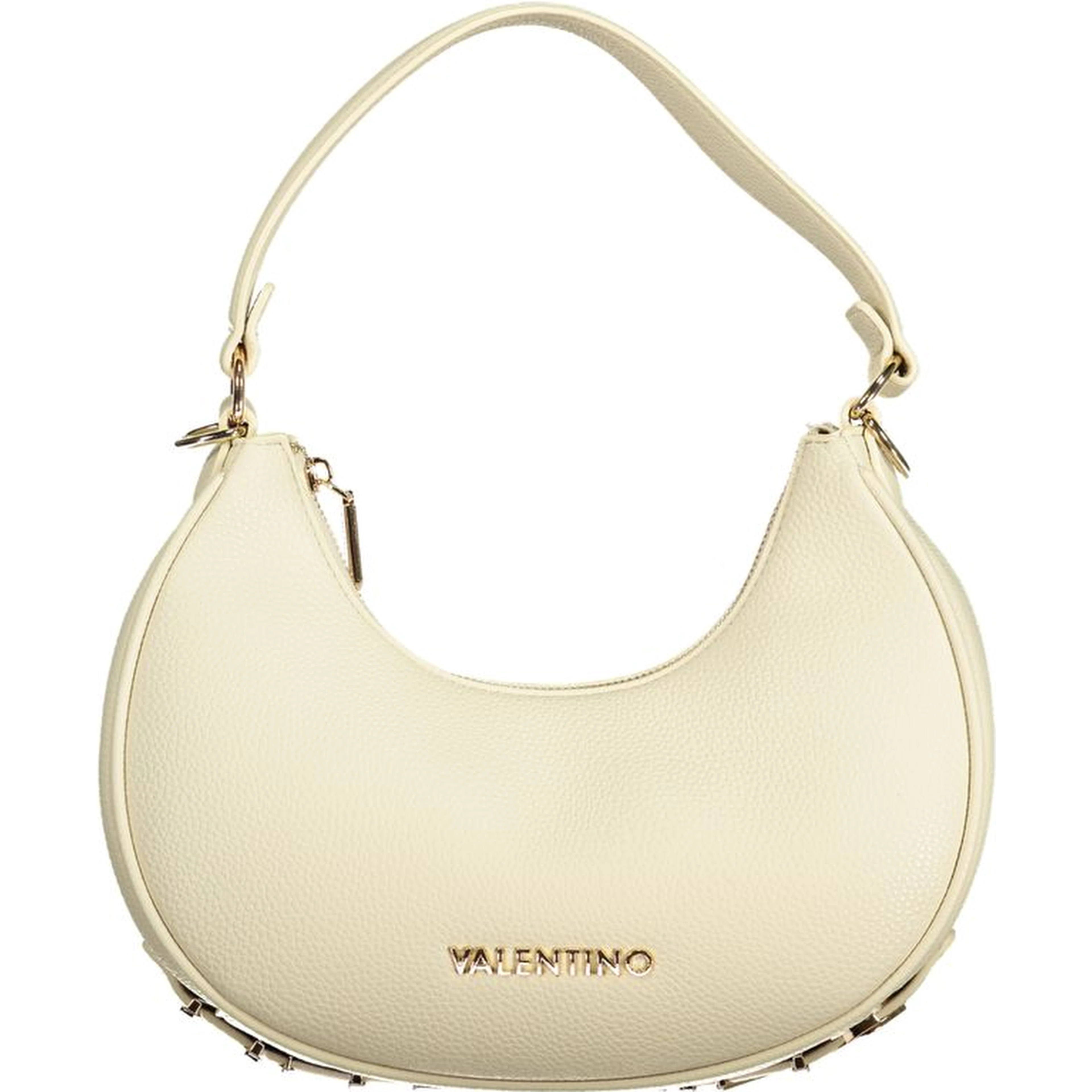 Beige Polyethylene Handbag