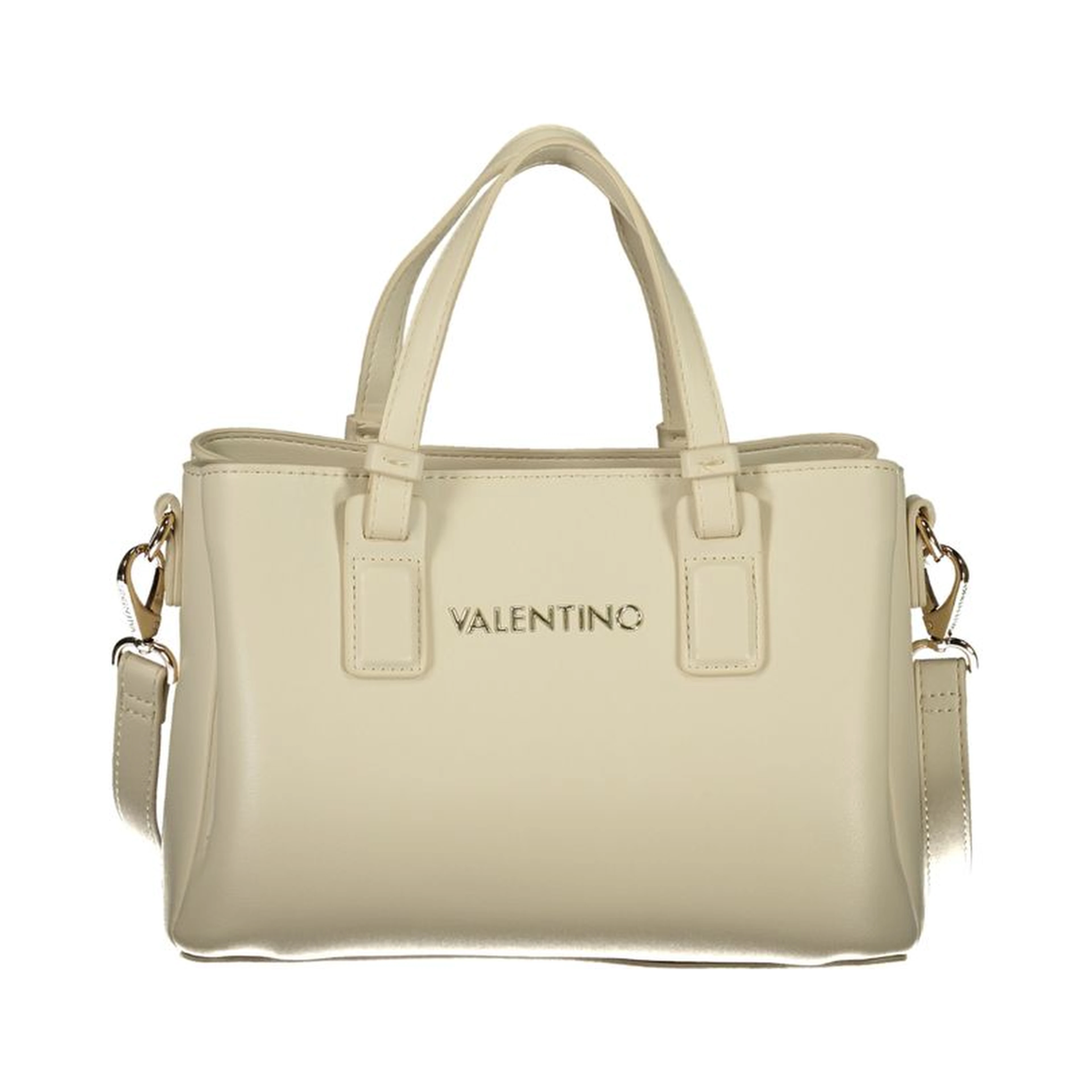 Beige Polyethylene Handbag