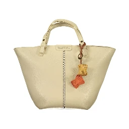 Beige Polyethylene Handbag