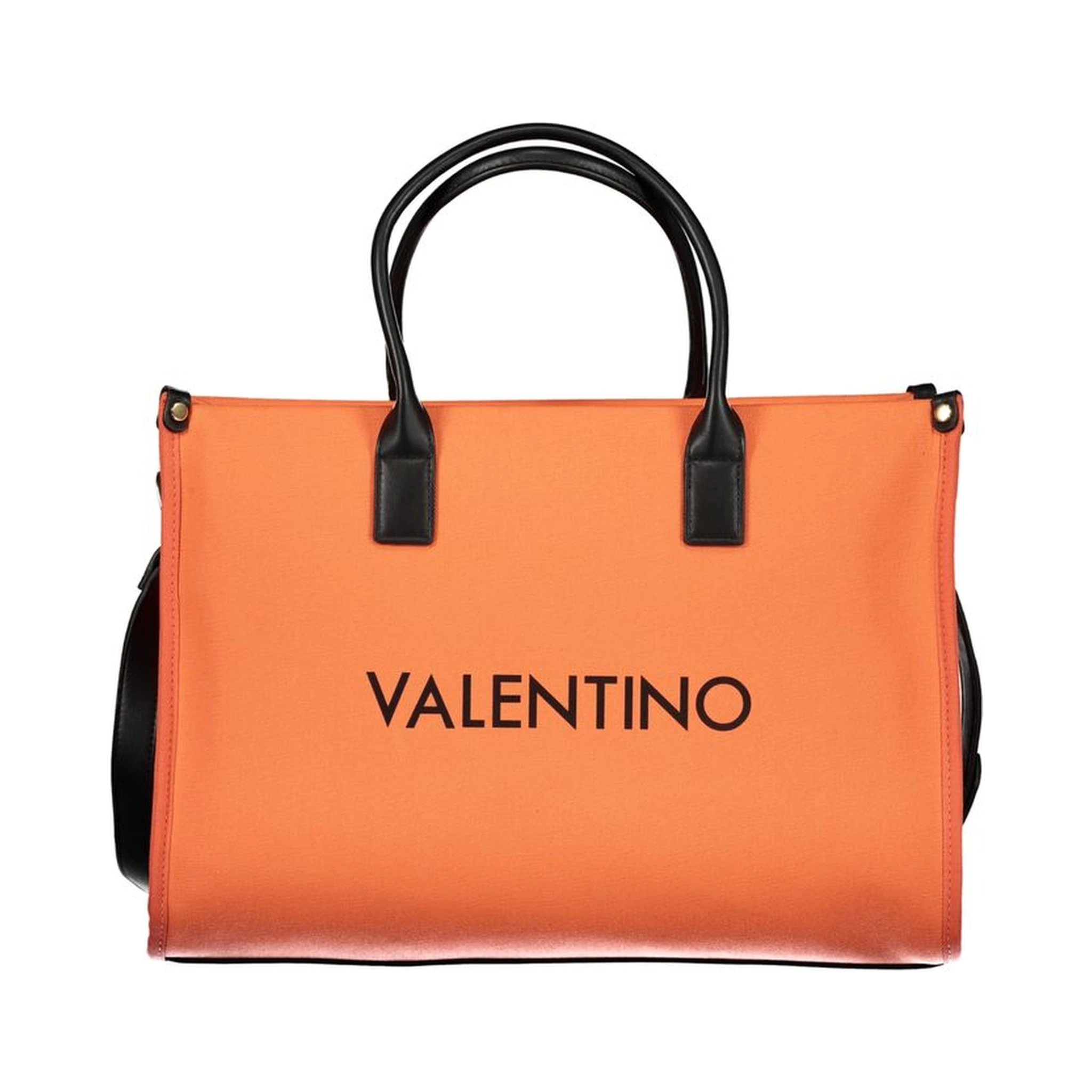 حقيبة يد برتقالية اللون مصنوعة من البولي إيثيلين