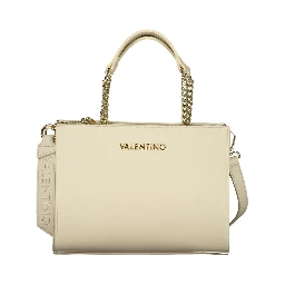 Beige Polyethylene Handbag