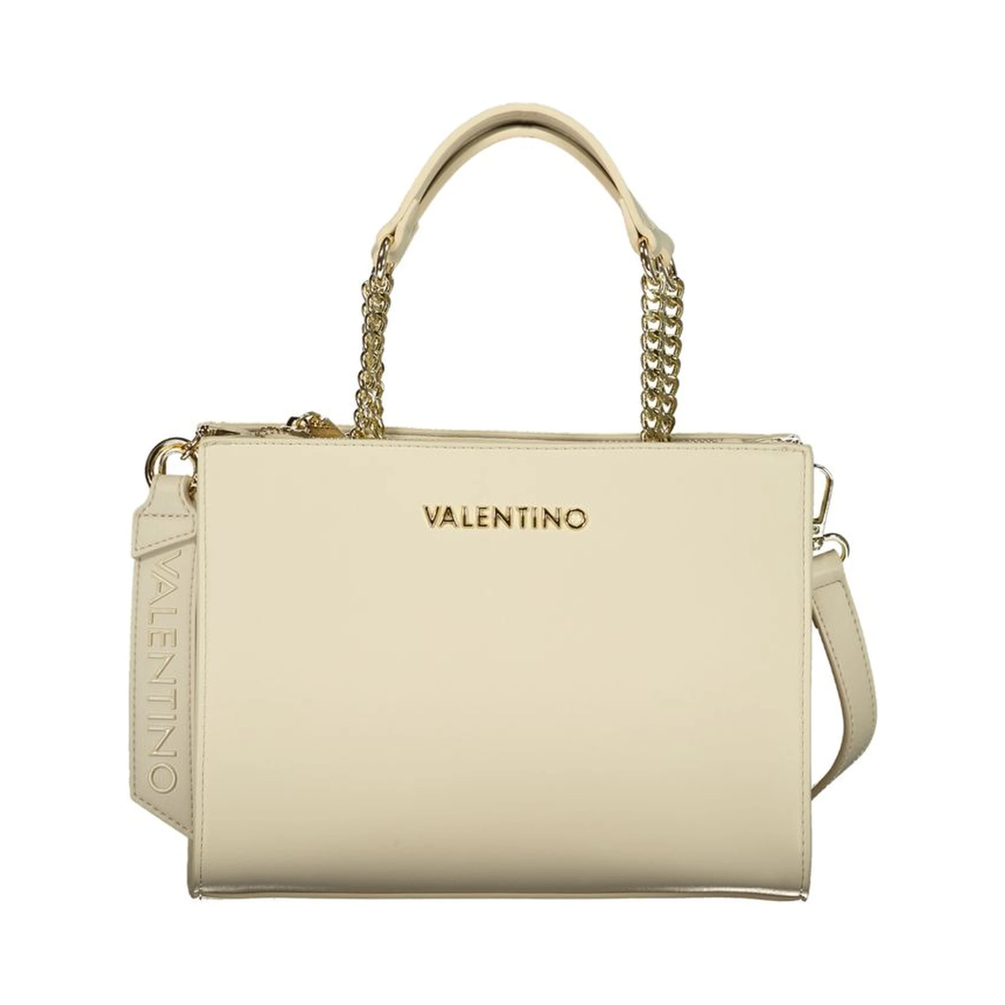 Beige Polyethylene Handbag