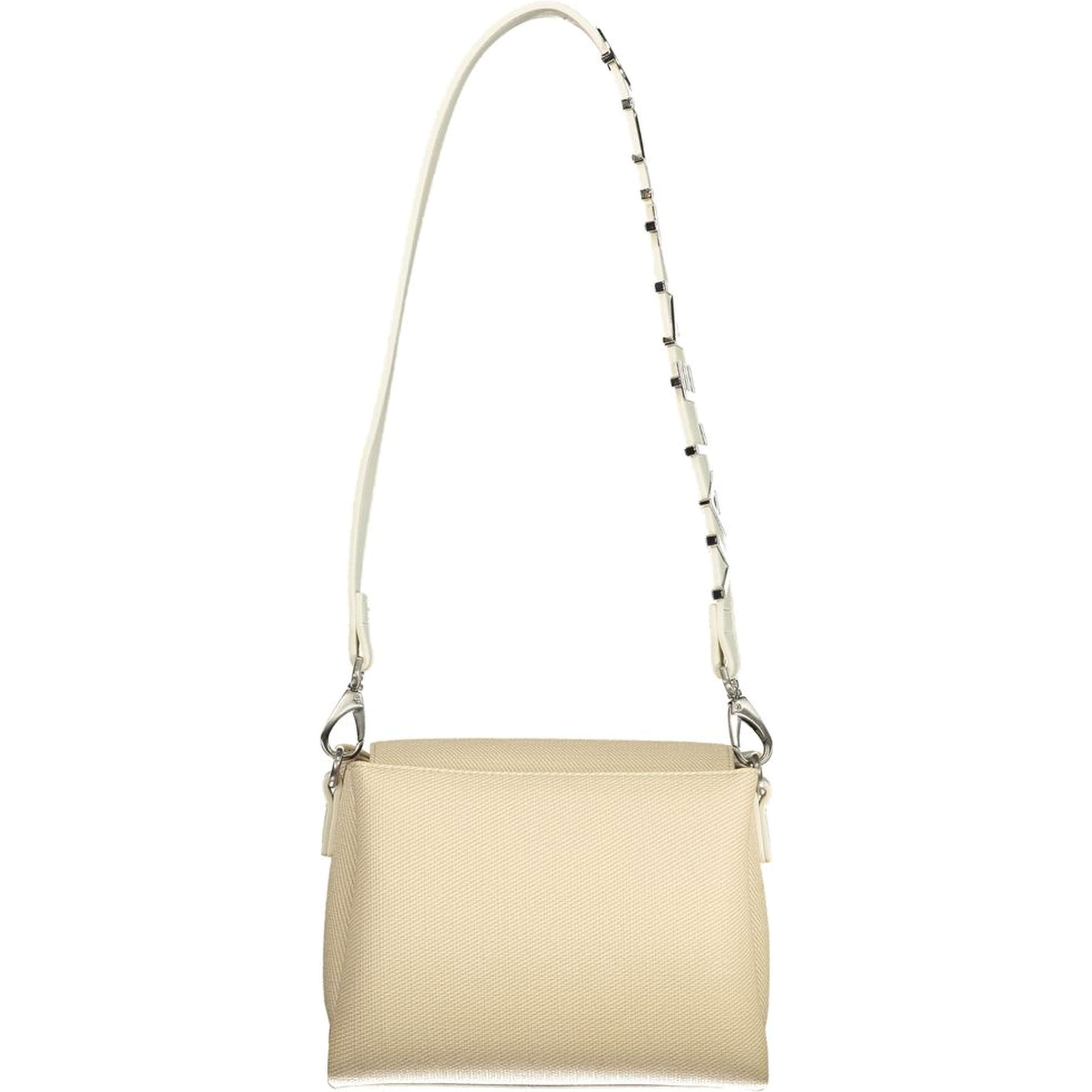Beige Polyethylene Handbag