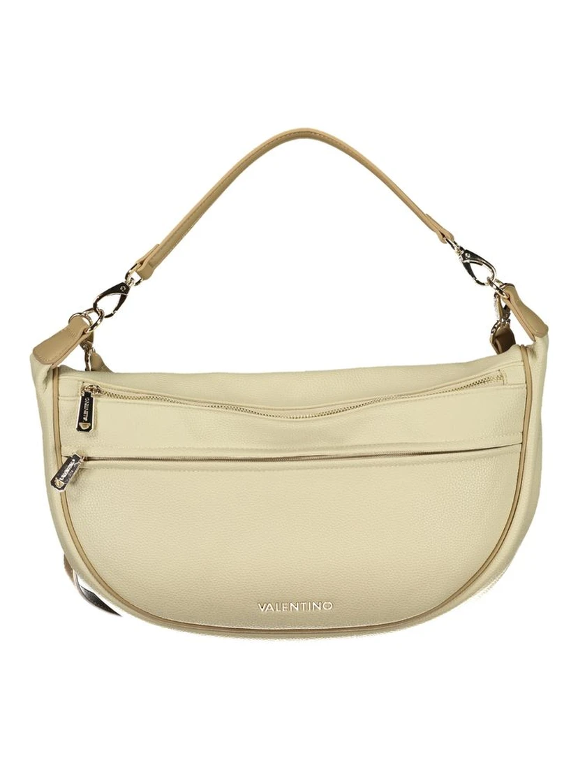 Beige Polyethylene Handbag