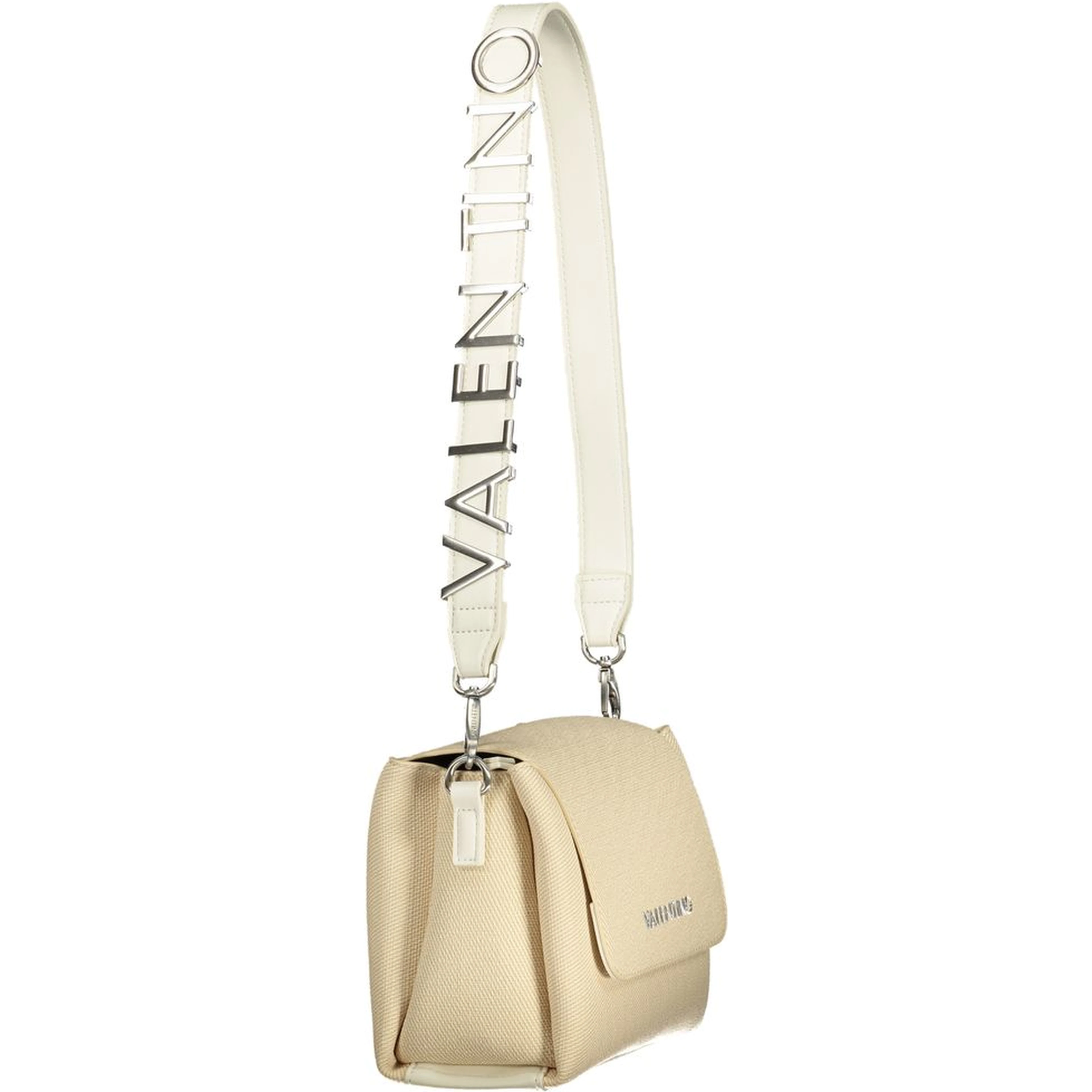 Beige Polyethylene Handbag