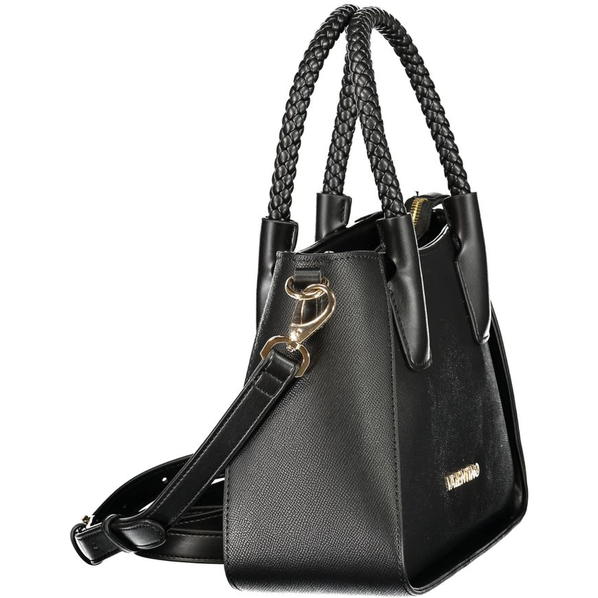 حقيبة يد من البولي إيثيلين الأسود