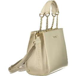 Beige Polyethylene Handbag