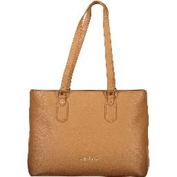 Brown Polyethylene Handbag