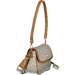 حقيبة يد من البولي إيثيلين البيج