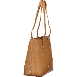 Brown Polyethylene Handbag