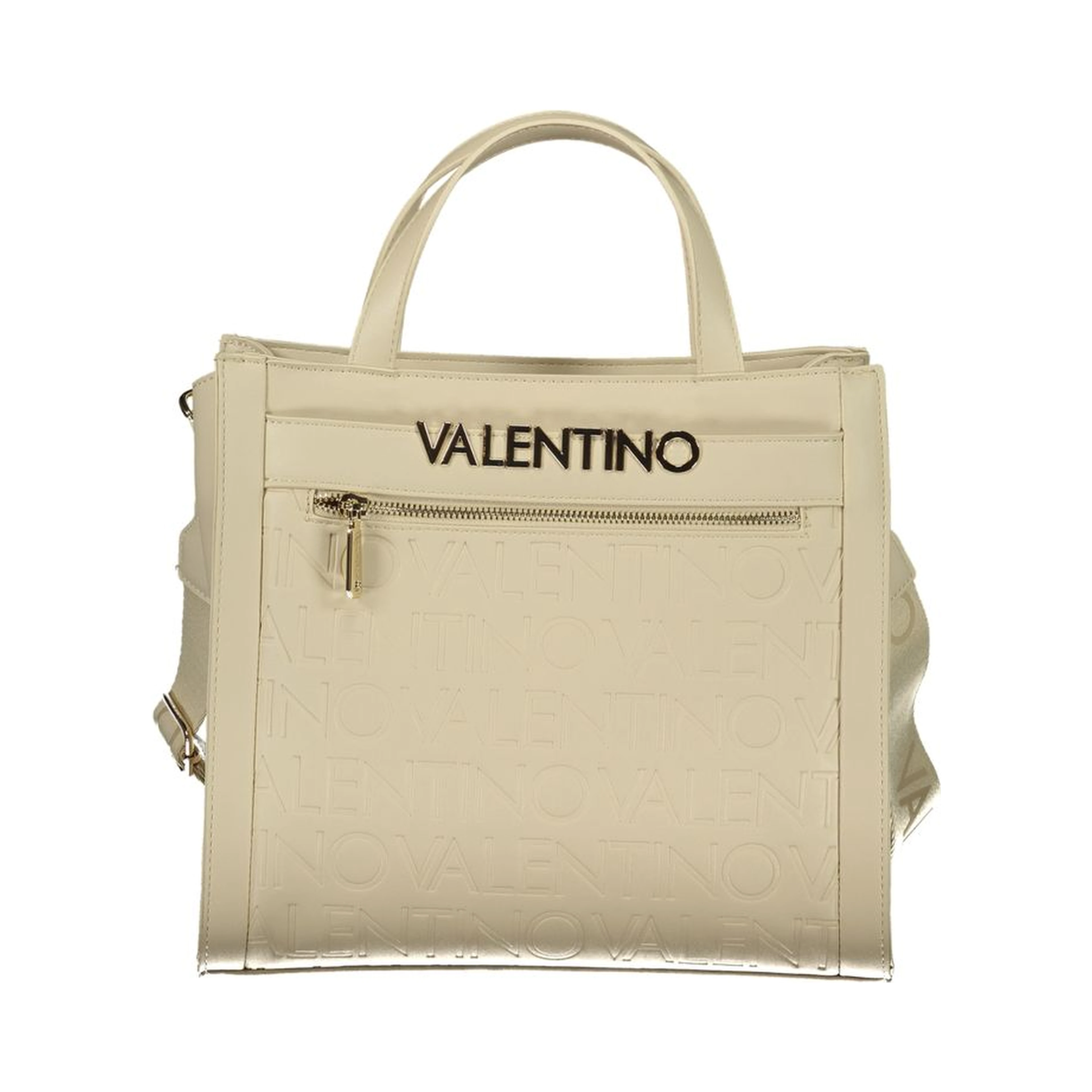 Beige Polyethylene Handbag
