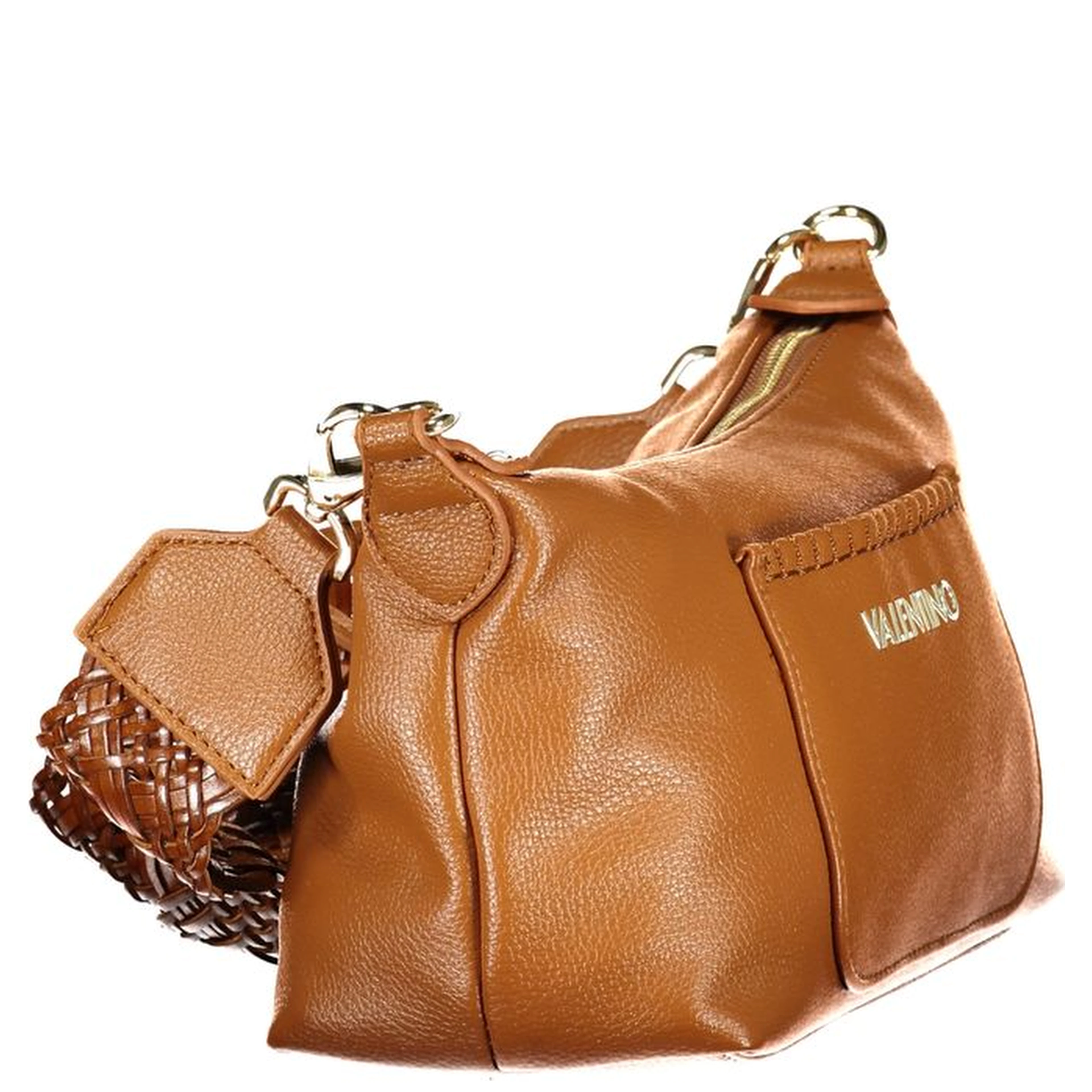 Brown Polyethylene Handbag