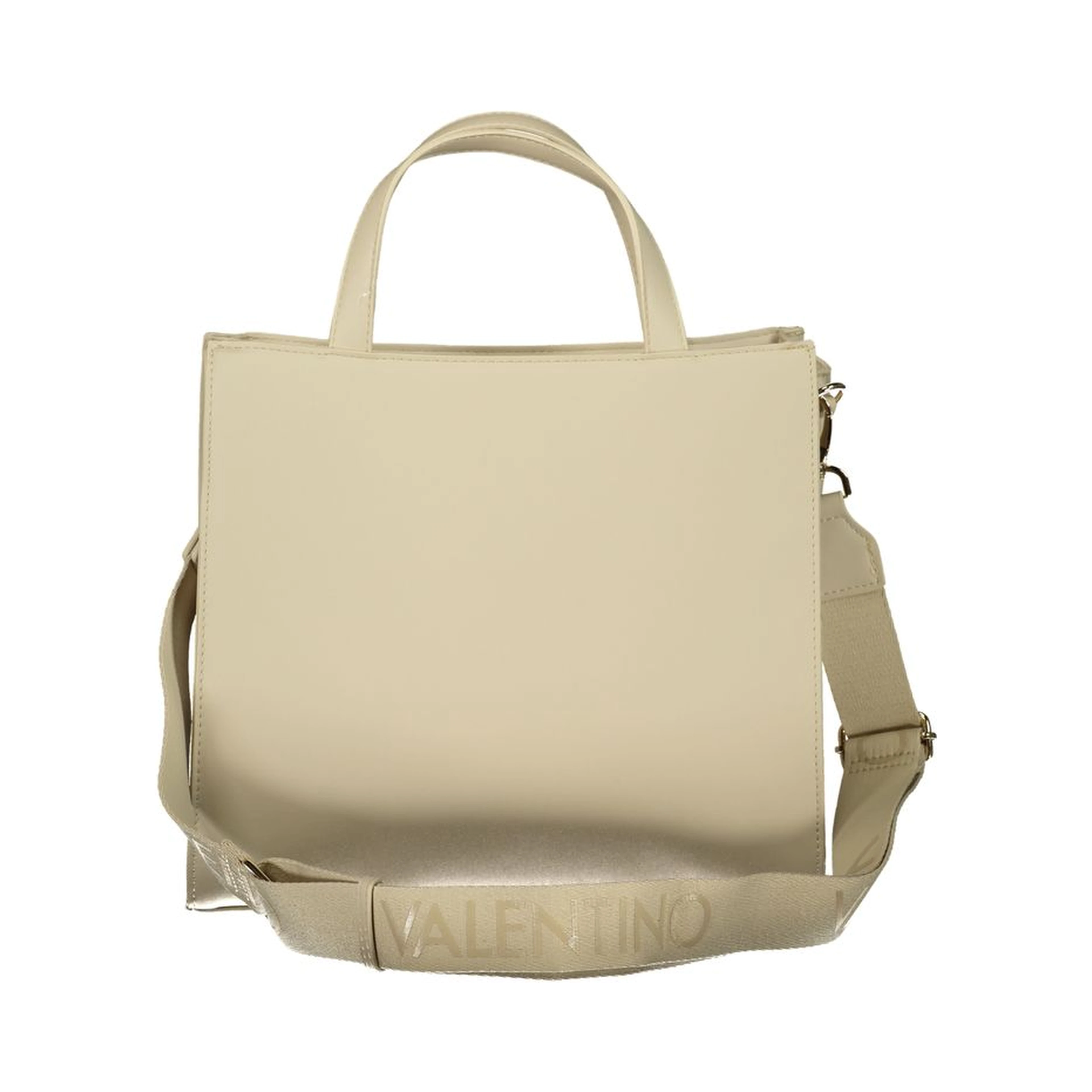 Beige Polyethylene Handbag