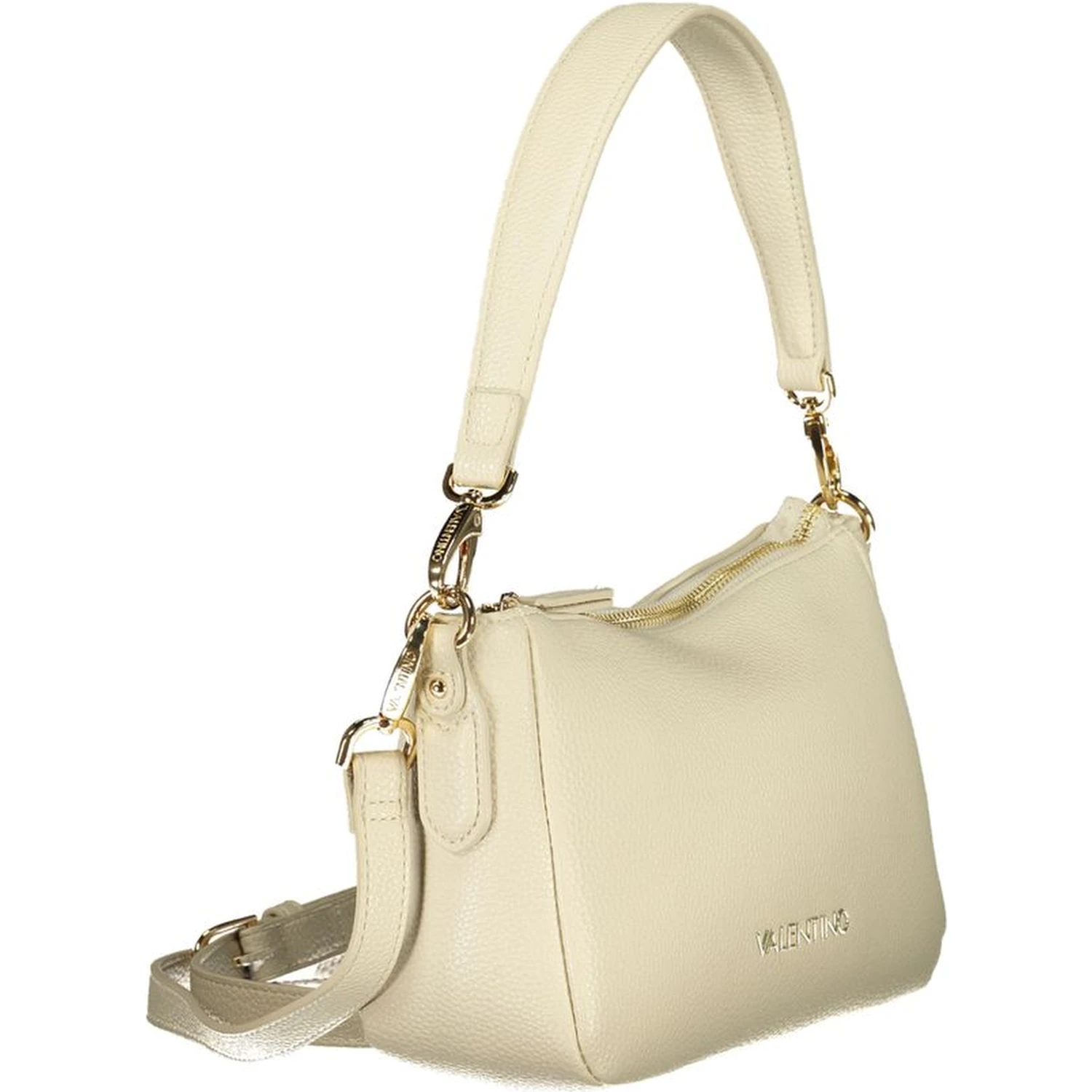 Beige Polyethylene Handbag