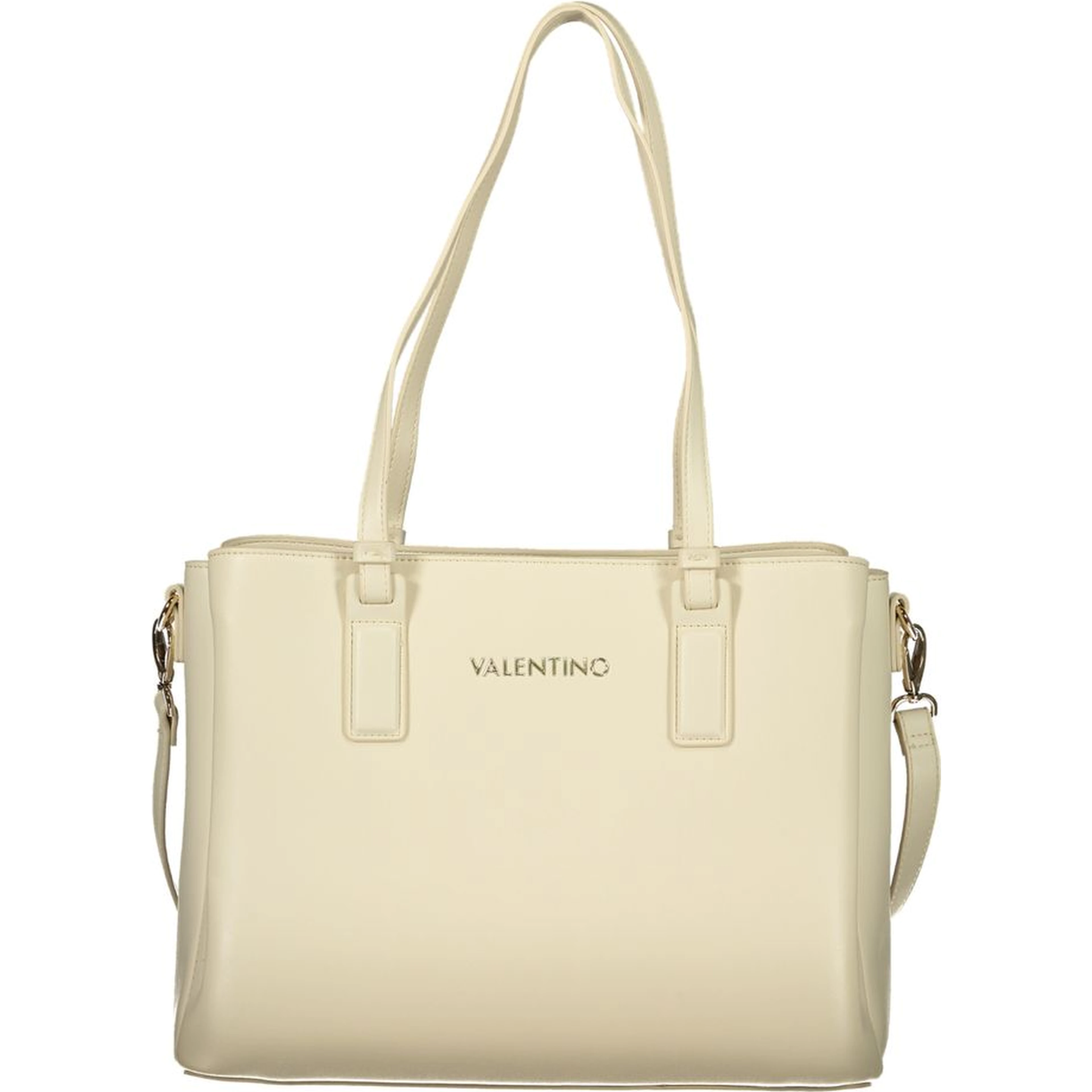 Beige Polyethylene Handbag