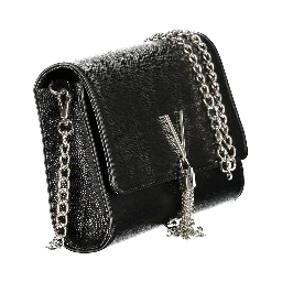 حقيبة يد من البولي إيثيلين الأسود