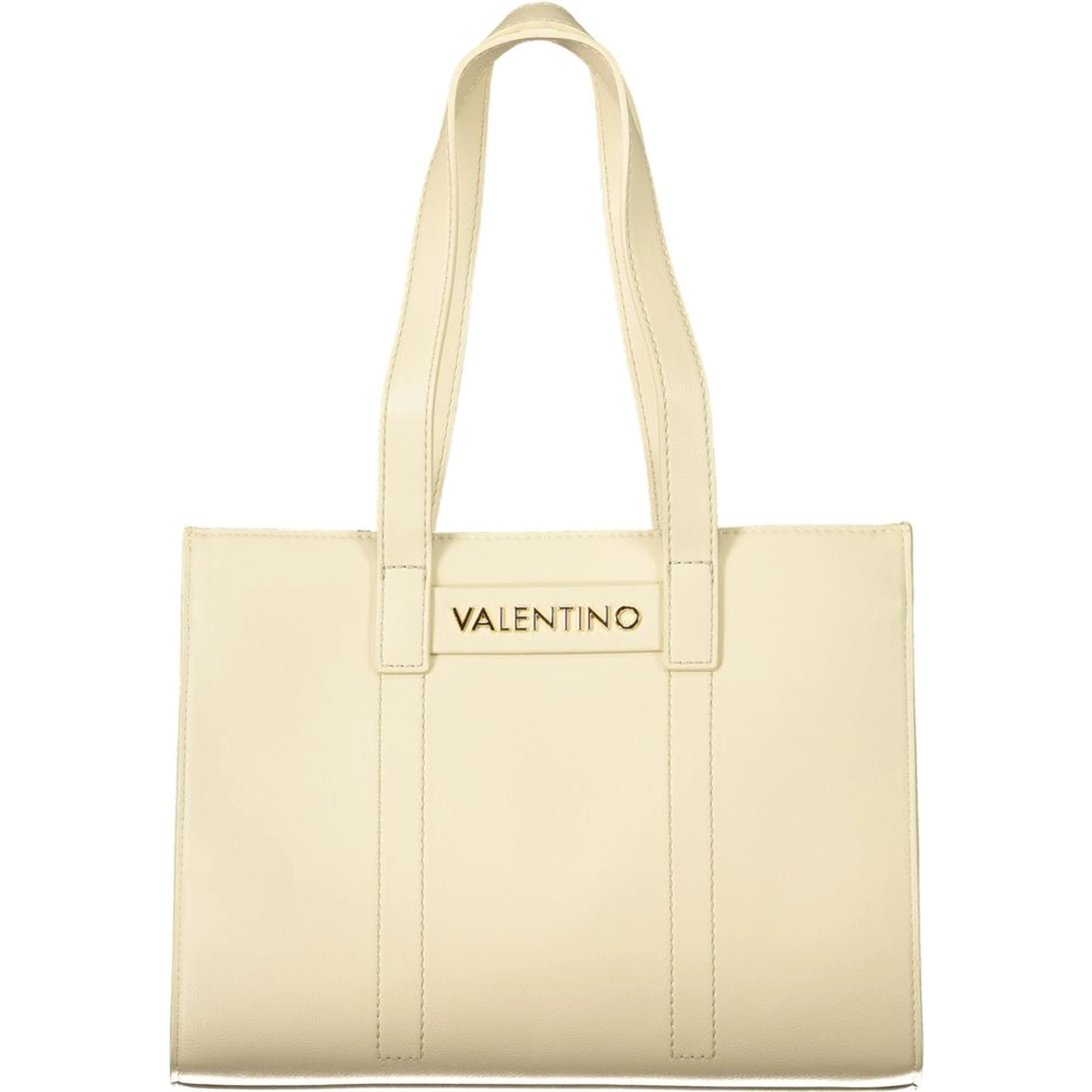 Beige Polyethylene Handbag