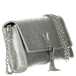 Gray Polyethylene Handbag