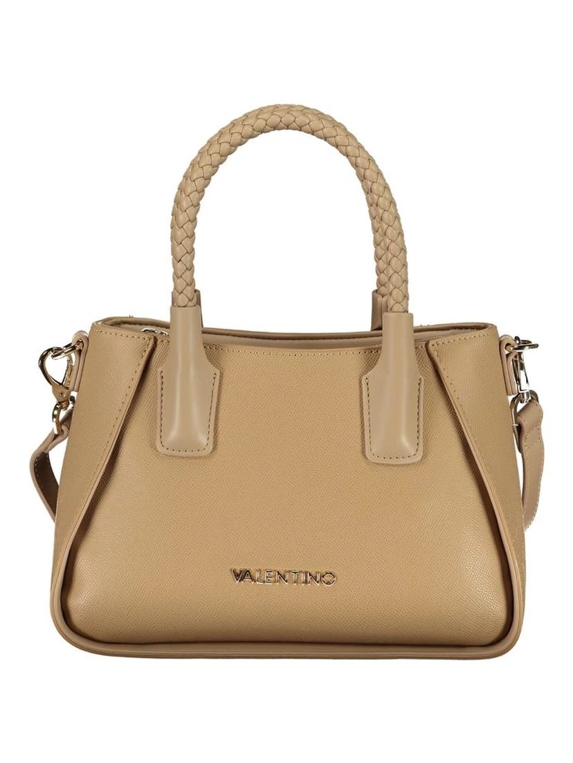 Beige Polyethylene Handbag
