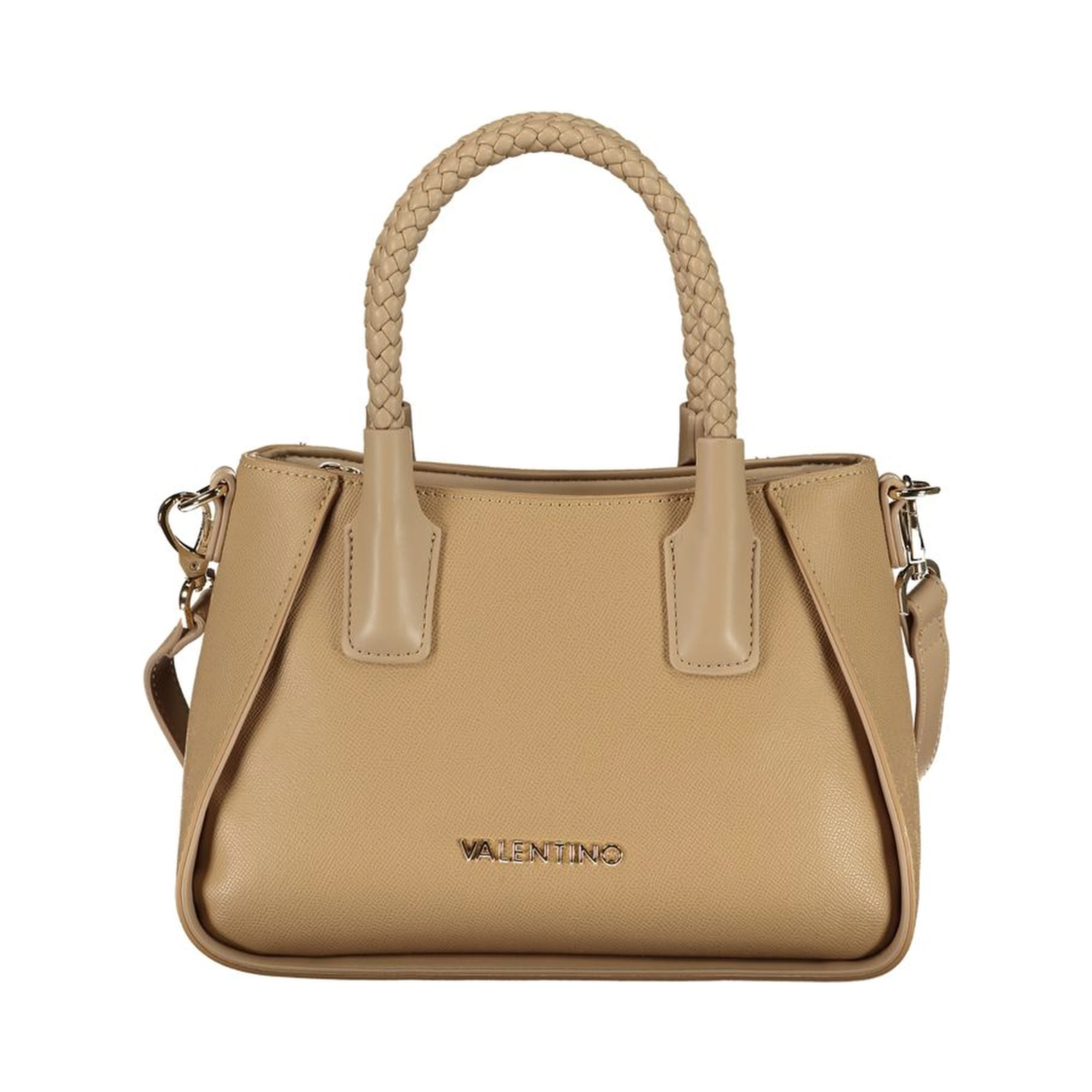 Beige Polyethylene Handbag