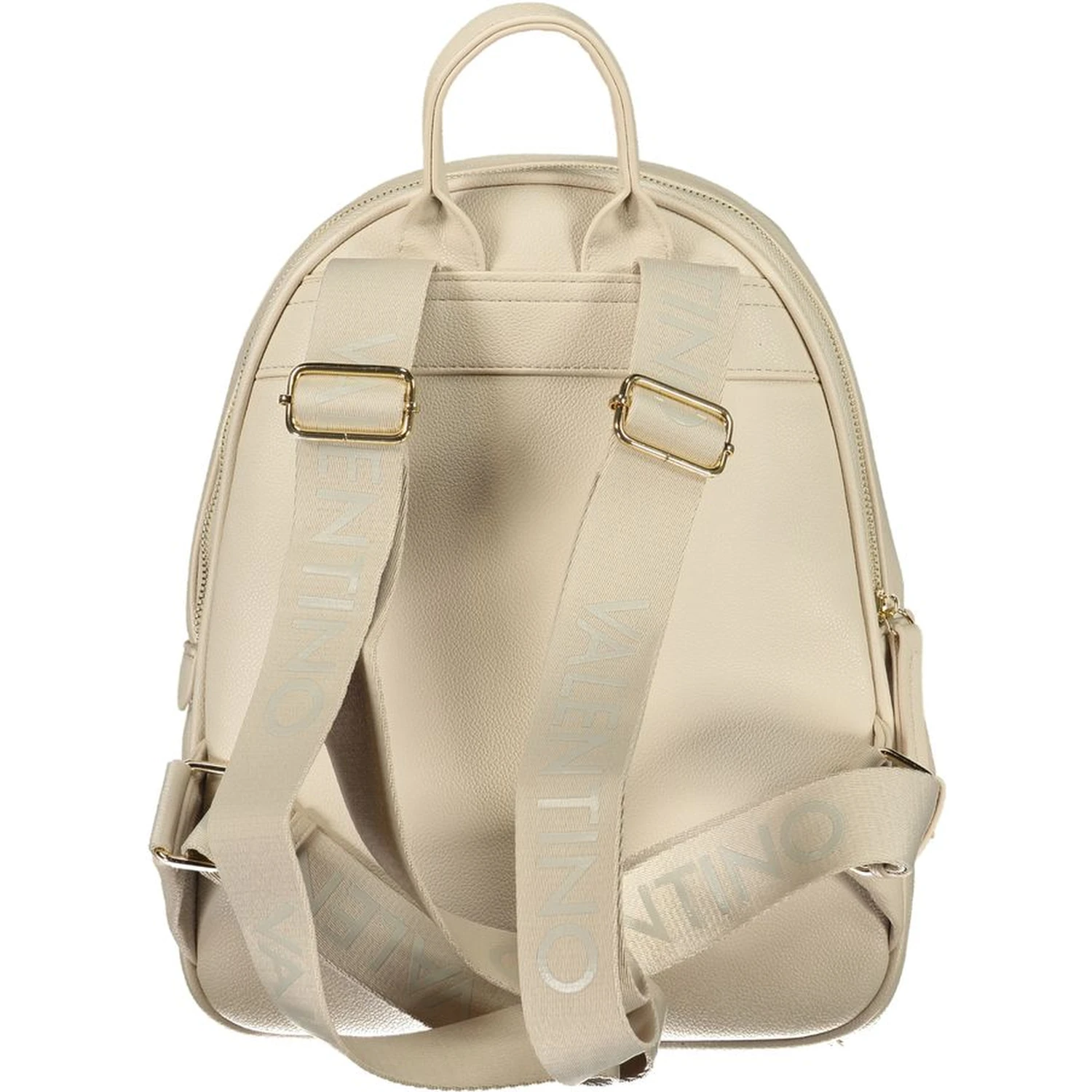 Beige Polyethylene Backpack