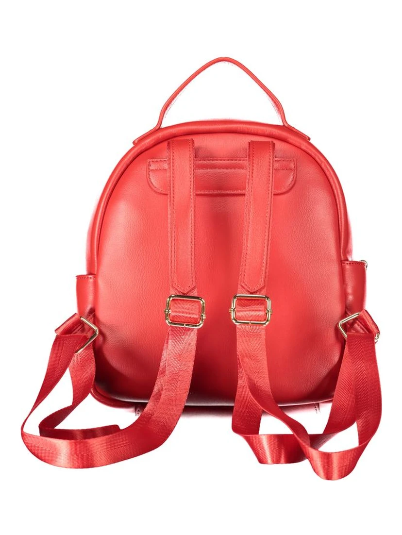 Red Polyethylene Backpack