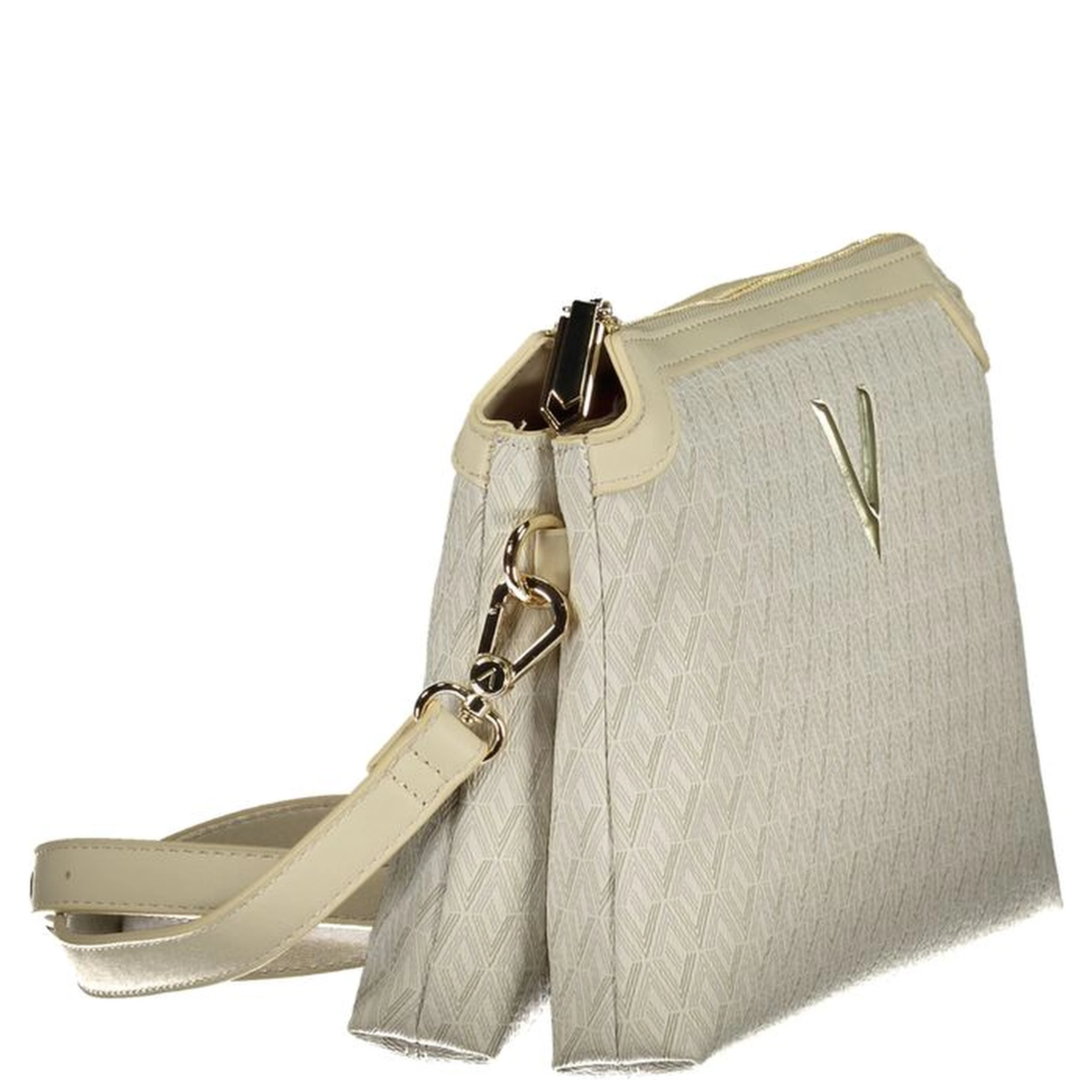 Beige Polyethylene Handbag