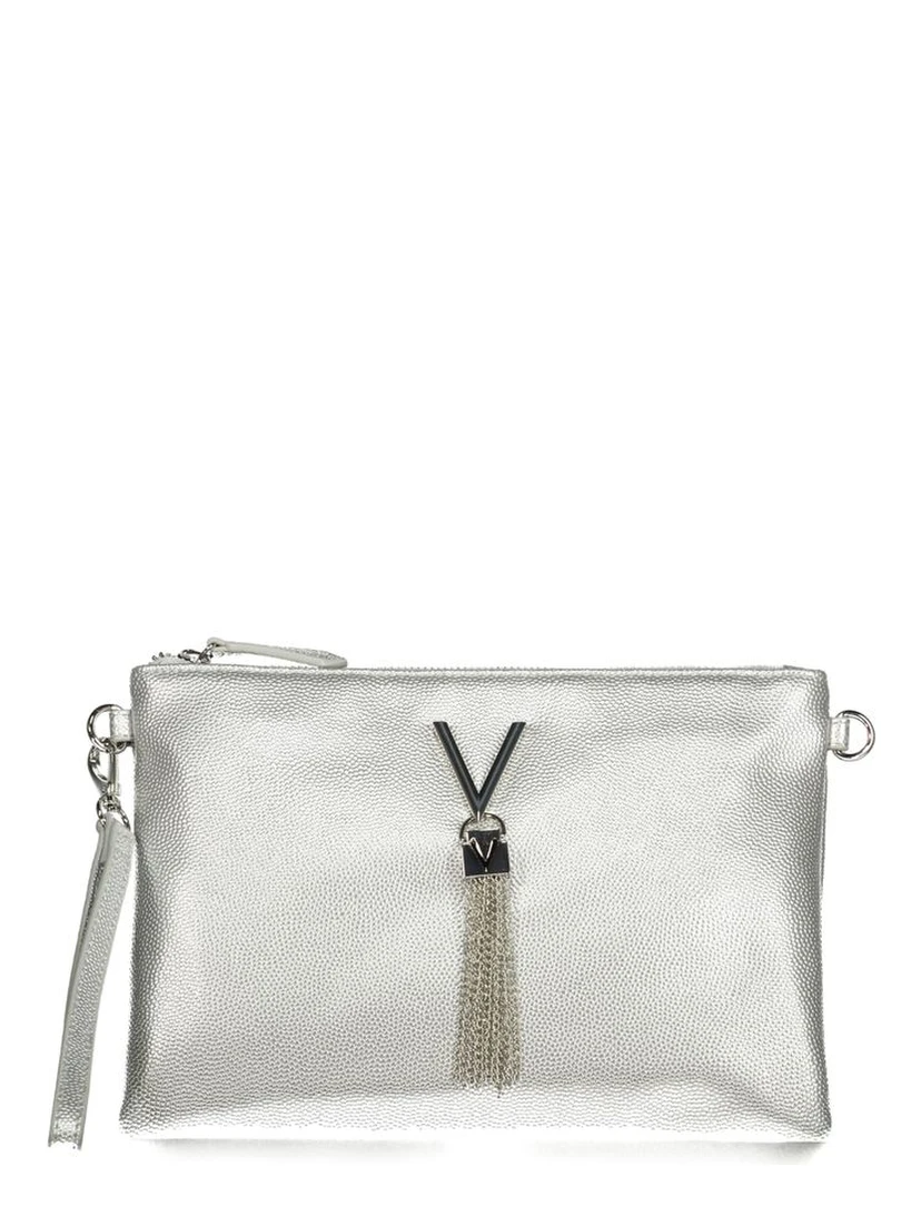 Gray Polyethylene Handbag