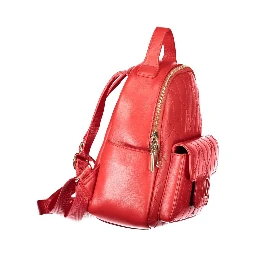 Red Polyethylene Backpack
