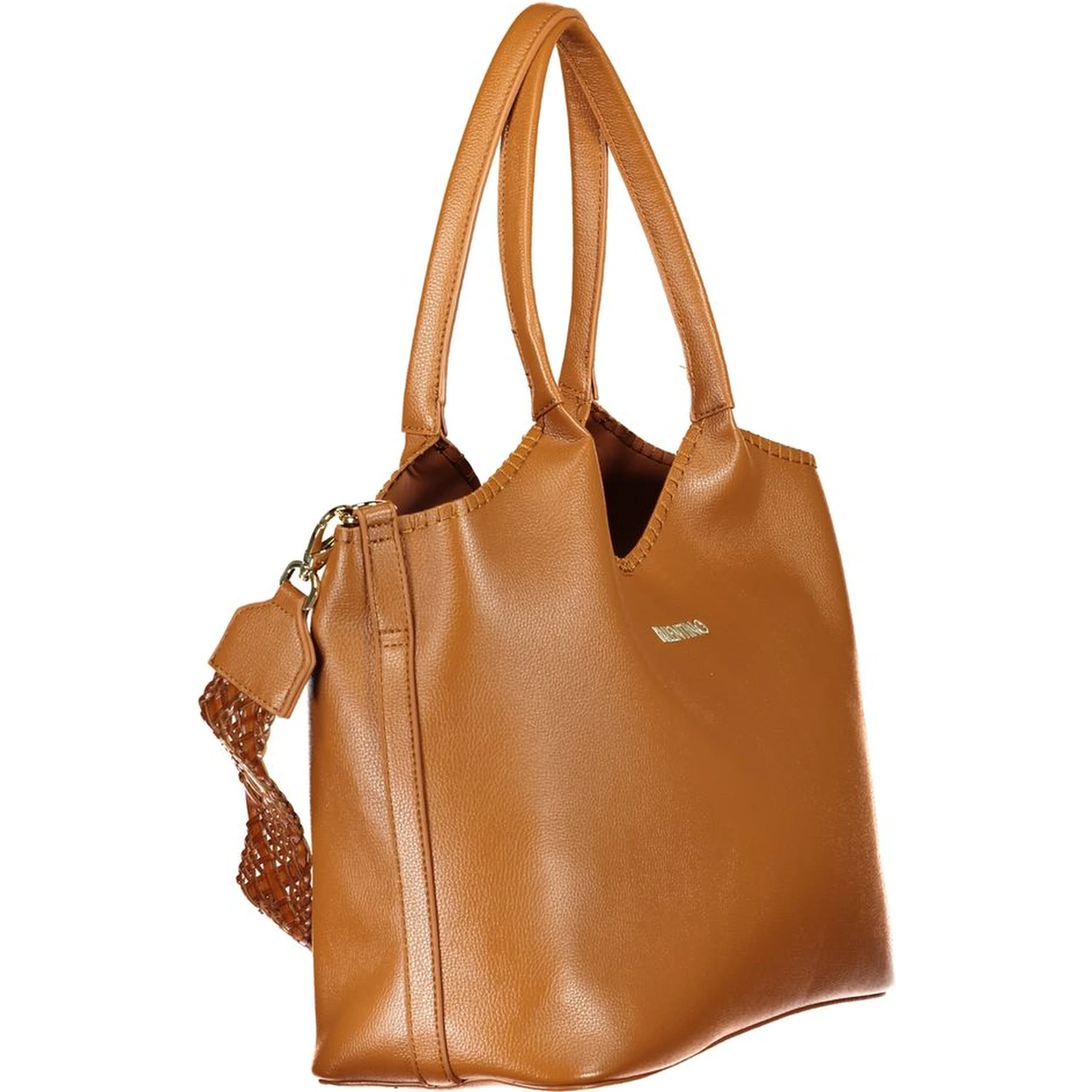 Brown Polyethylene Handbag