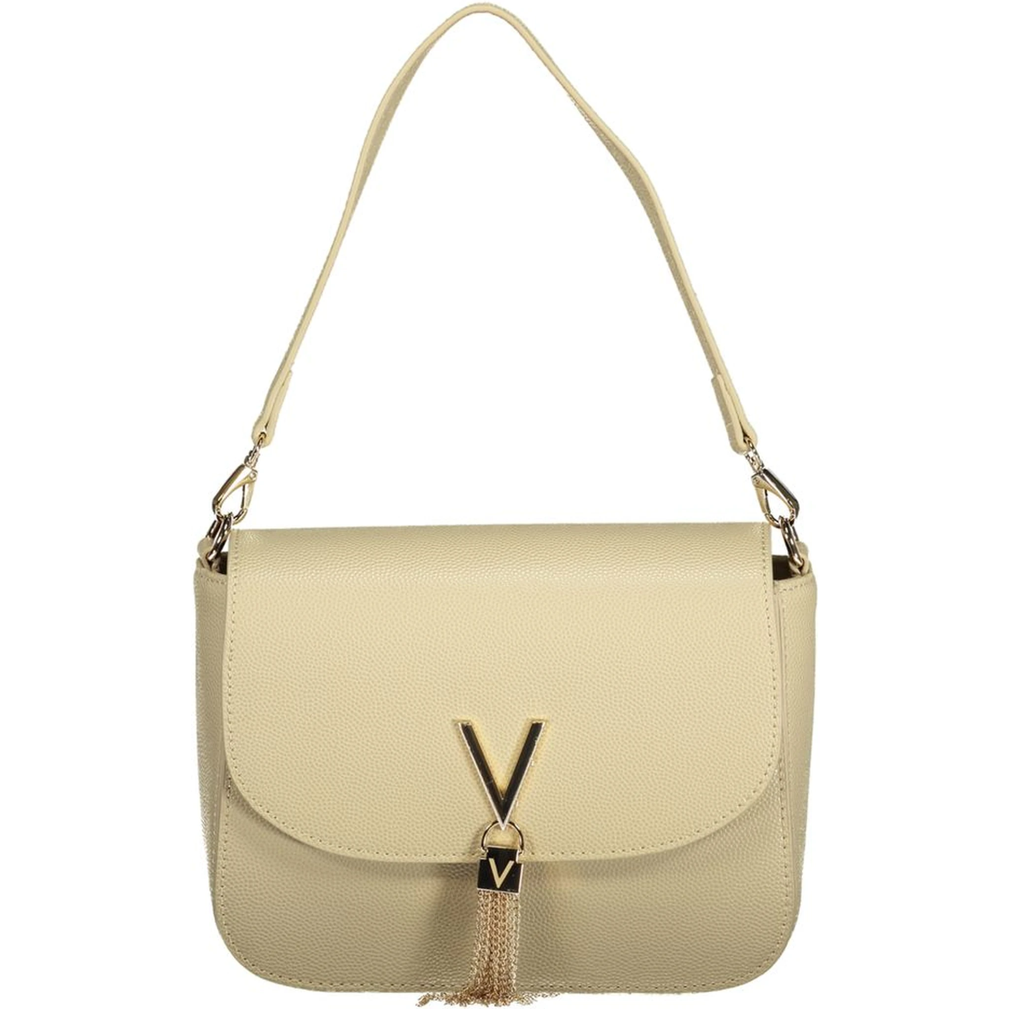 Beige Polyethylene Handbag