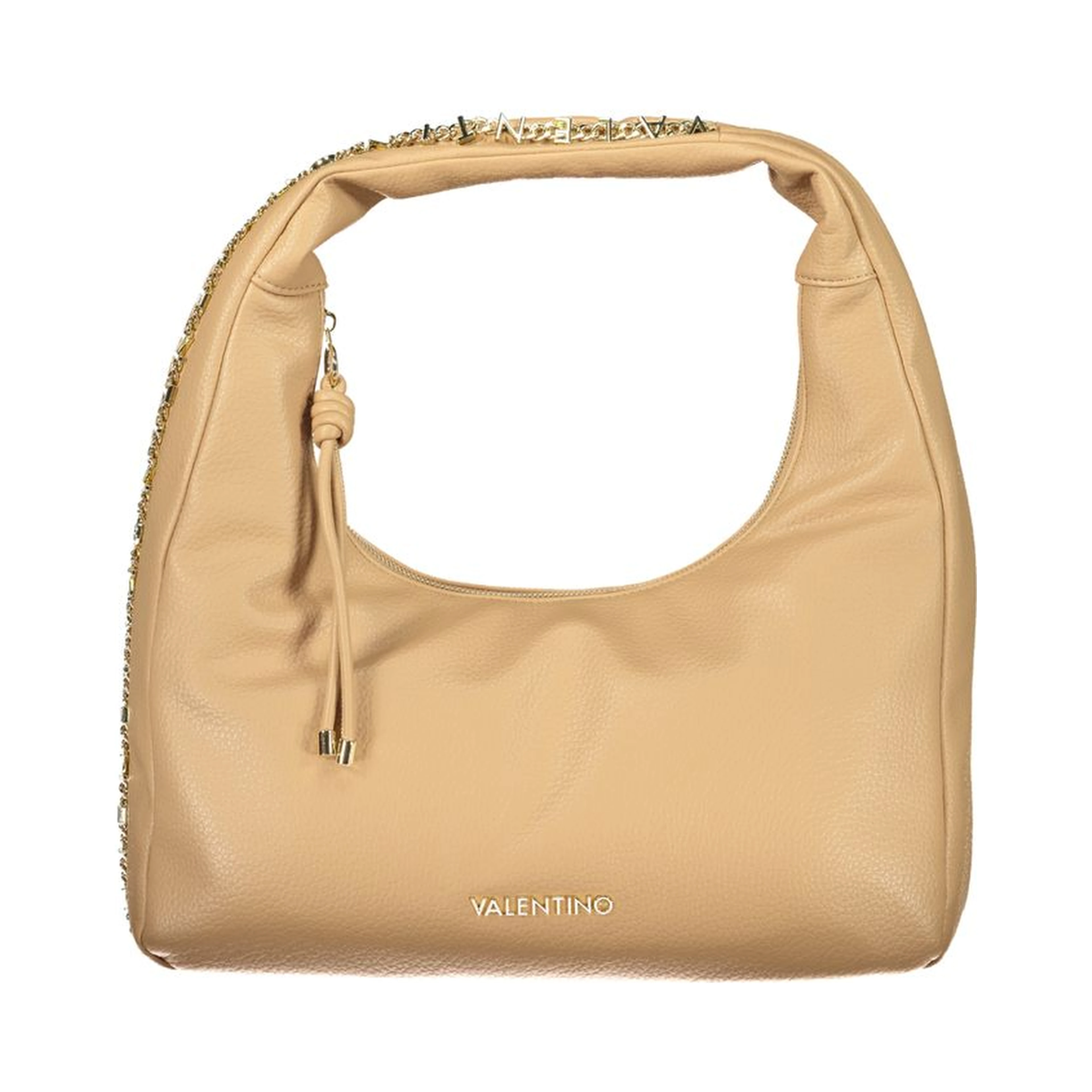 Beige Polyethylene Handbag