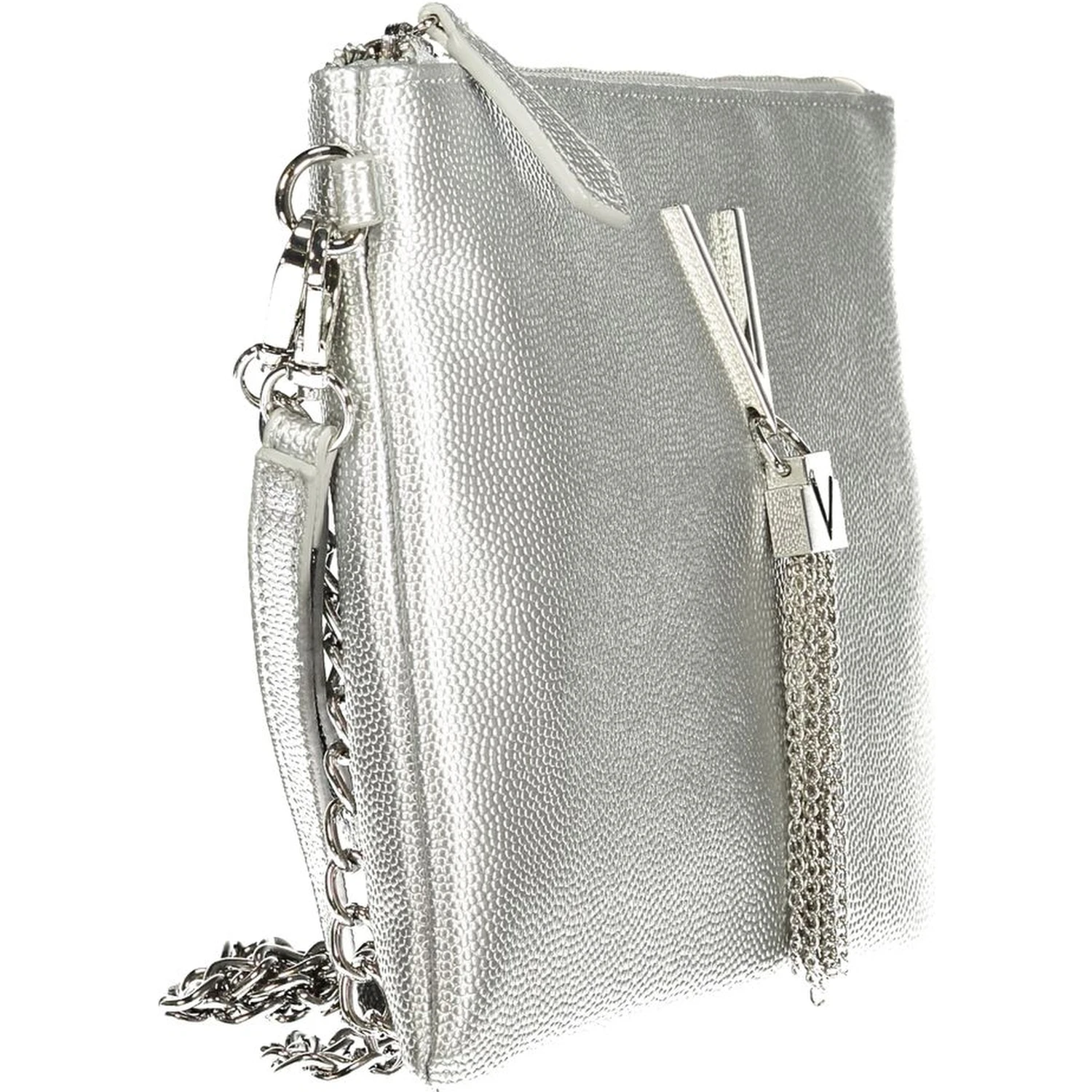 Gray Polyethylene Handbag