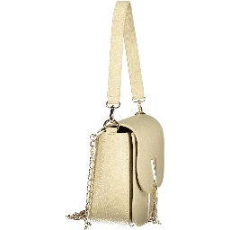 Beige Polyethylene Handbag