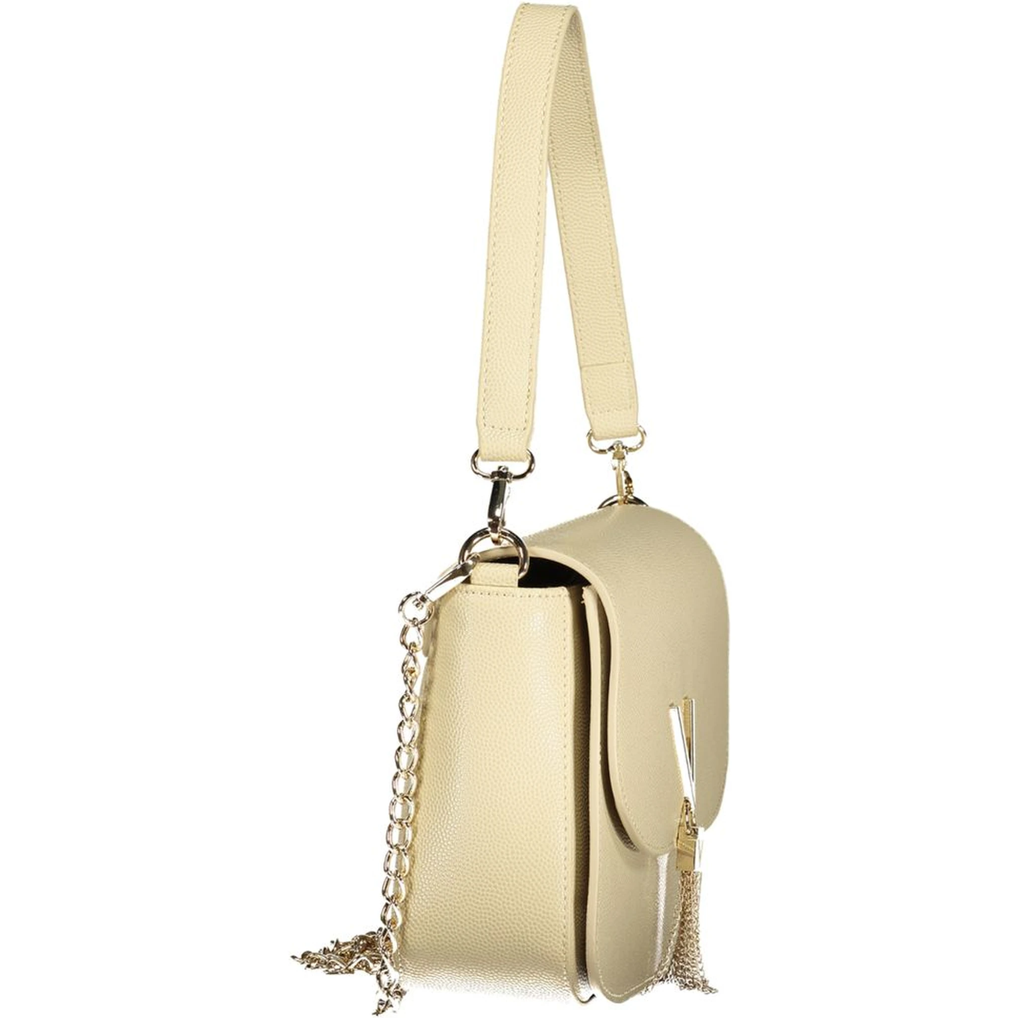 Beige Polyethylene Handbag