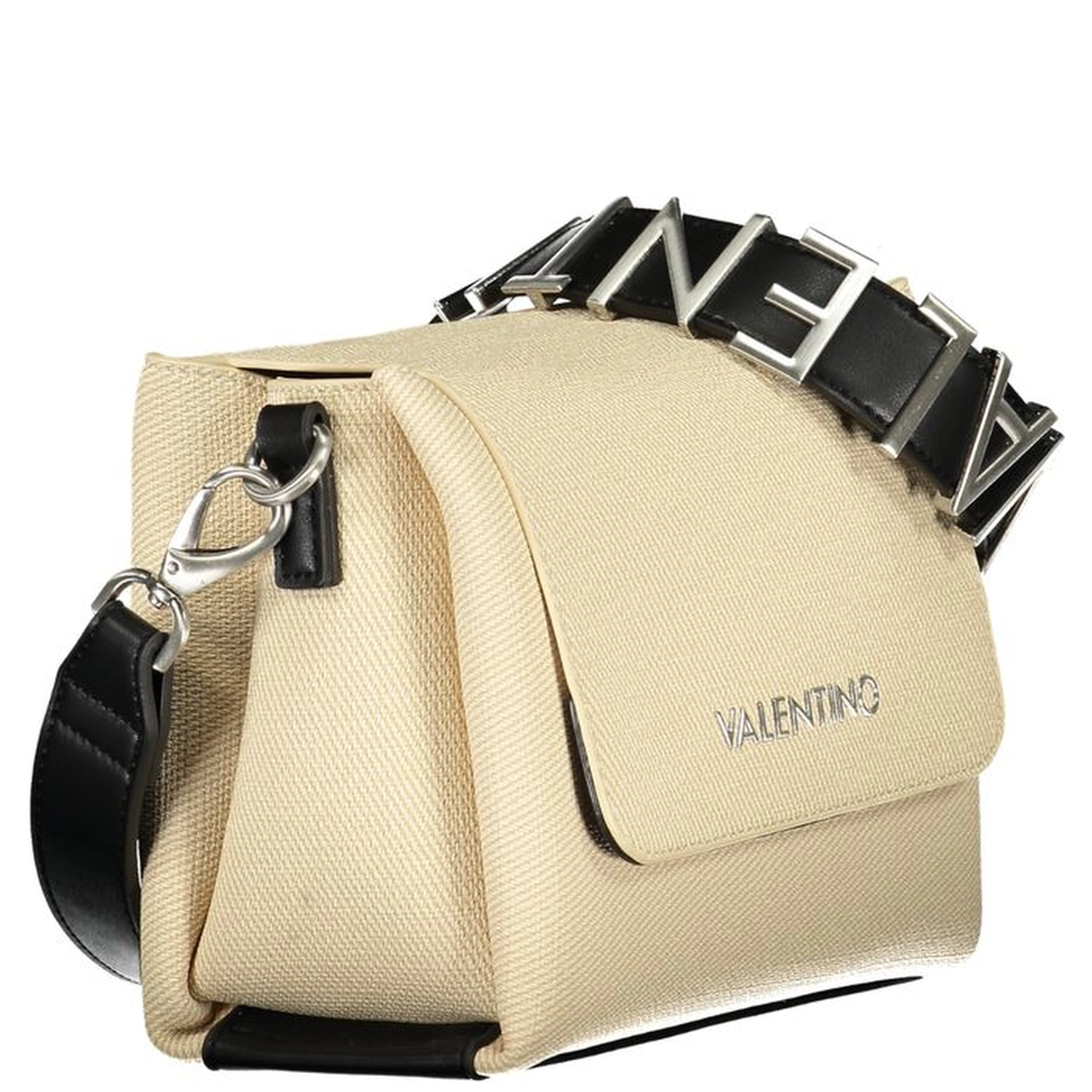 Beige Polyethylene Handbag