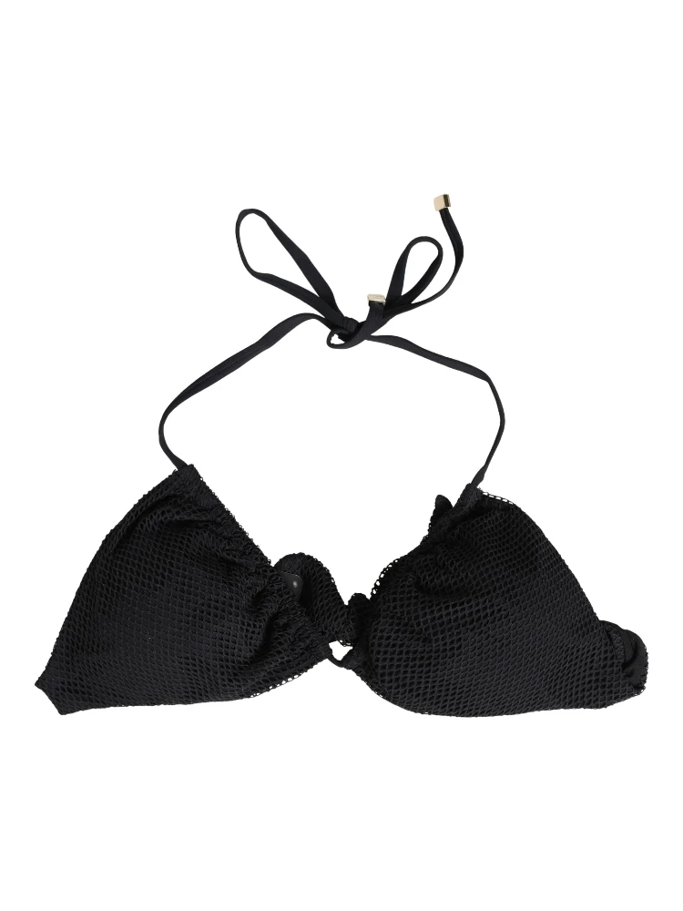 Black Padded Triangle Halter Bikini Top Swimwear alternative