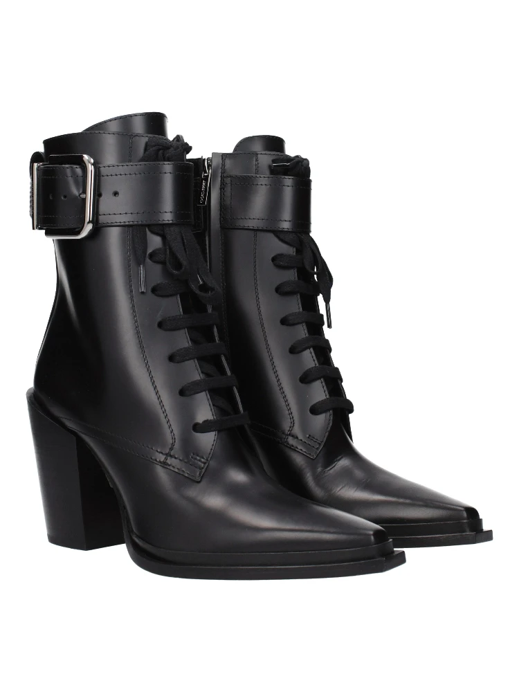 Black Leather Ankle Boots alternative