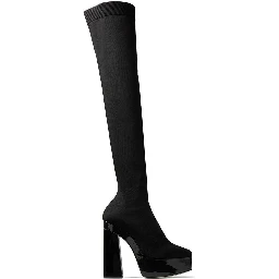 Black Fabric Over The Knee