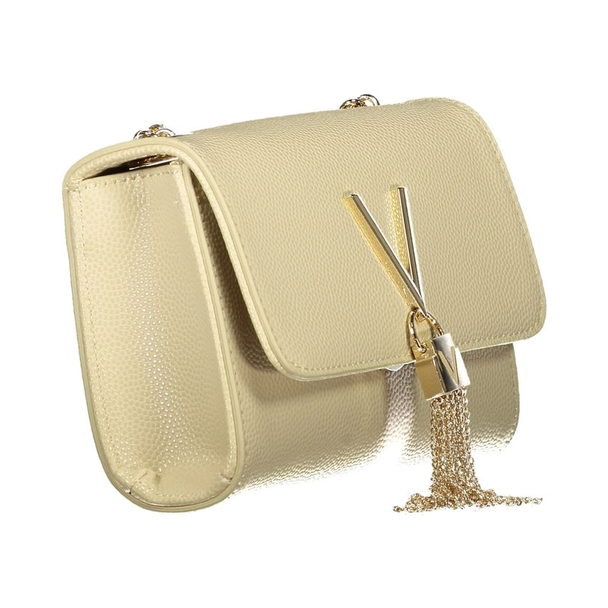 Beige Polyethylene Handbag