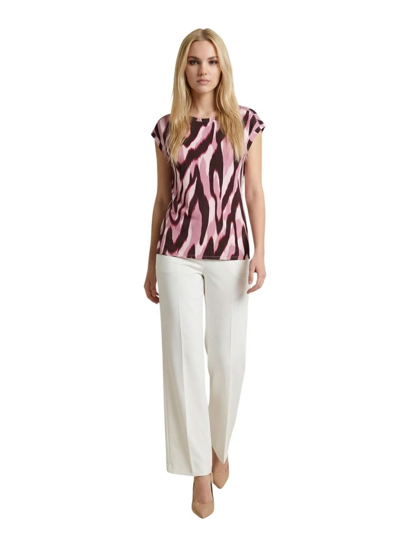 Multicolor Viscose Blouse