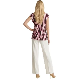 Multicolor Viscose Blouse