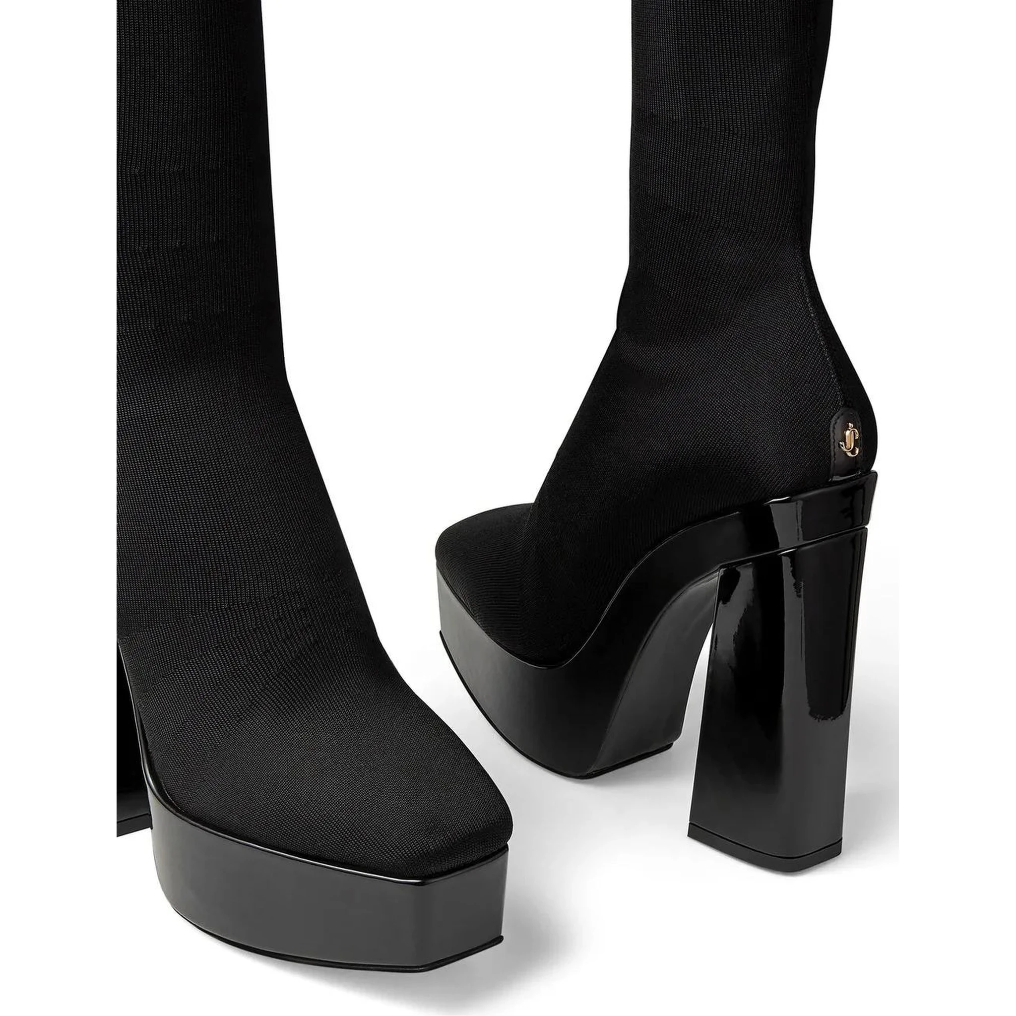 Black Fabric Over The Knee