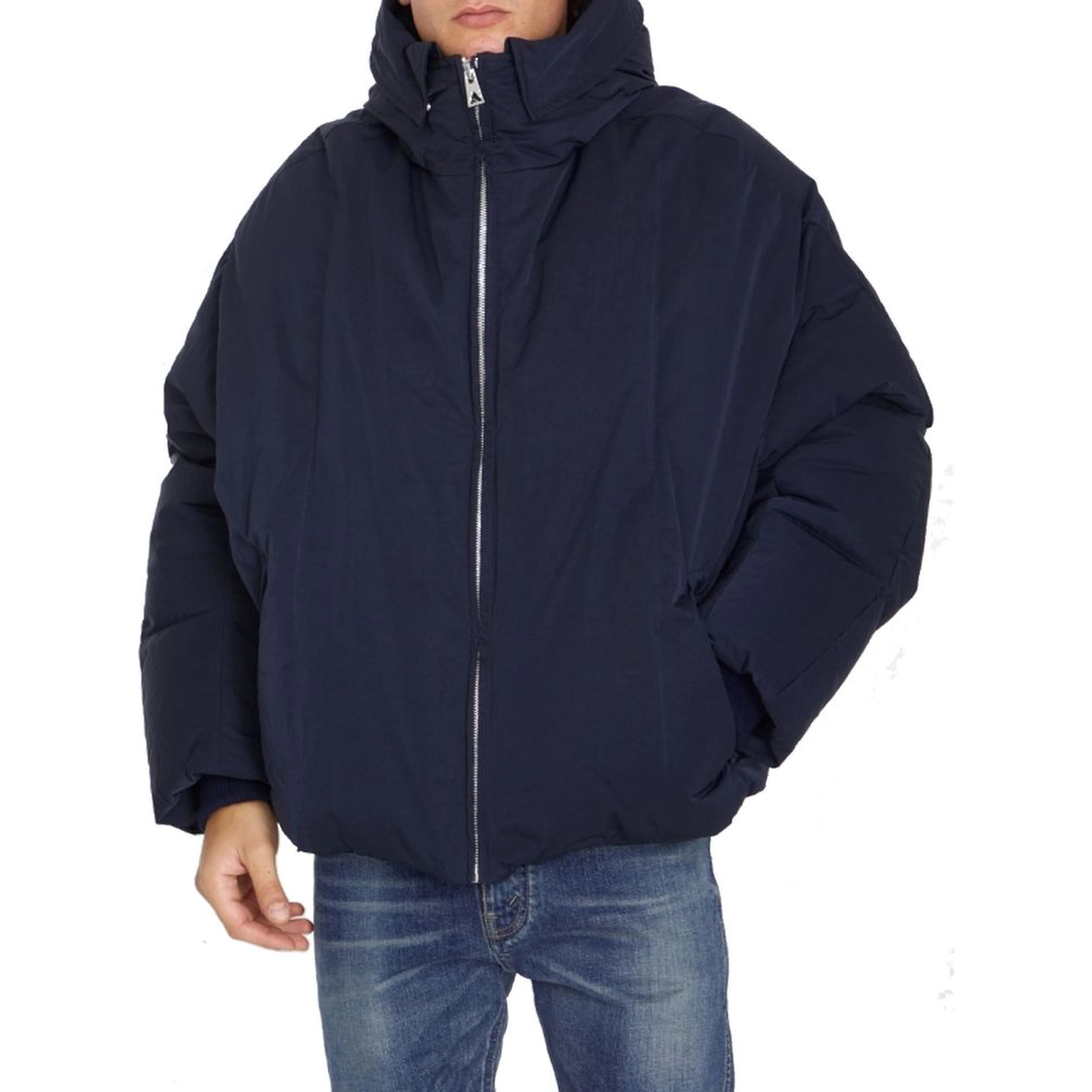 Blue Polyamide Shell Jacket