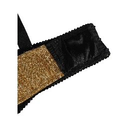 Gold Semi-Pad Underwire Balconette Bra Underwear