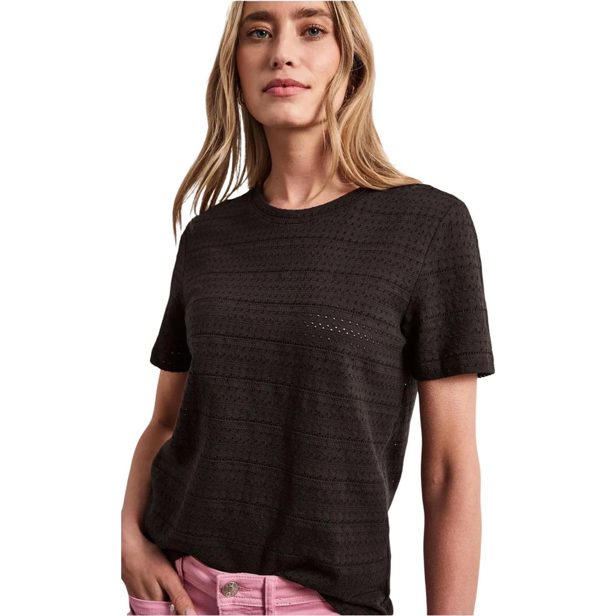 تي شيرت قطني بني