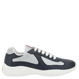 Blue Calf Leather Bos Taurus Athletic Sneakers