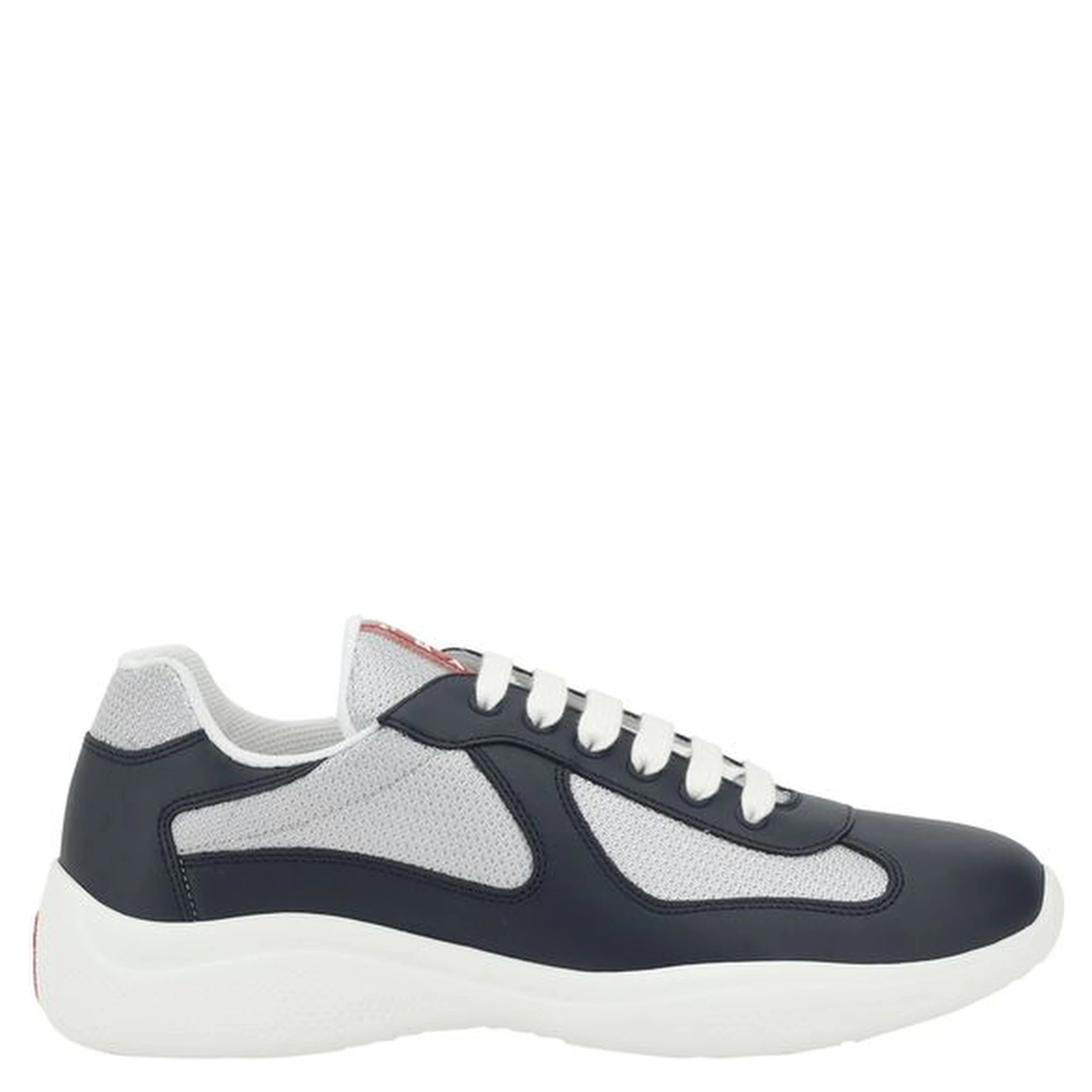 Blue Calf Leather Bos Taurus Athletic Sneakers